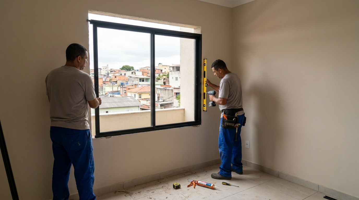 Fechamentos em alumínio em Ipatinga‑MG