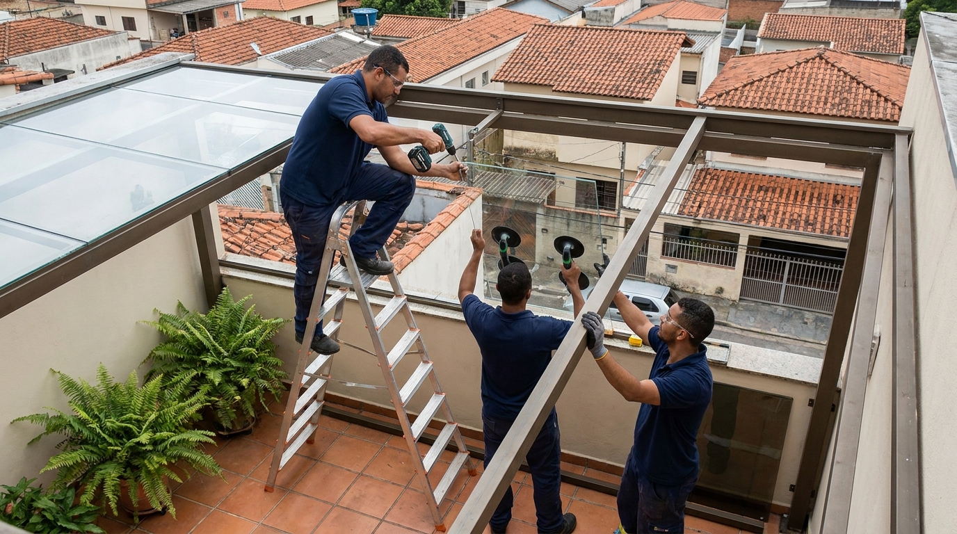 Instalação de coberturas em Belém‑PA